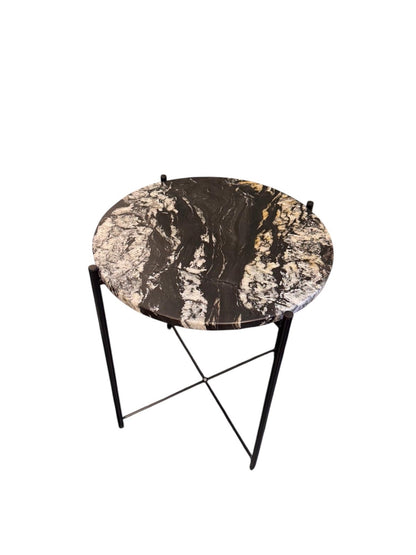 Beistelltischplatte aus exklusivem Marmor